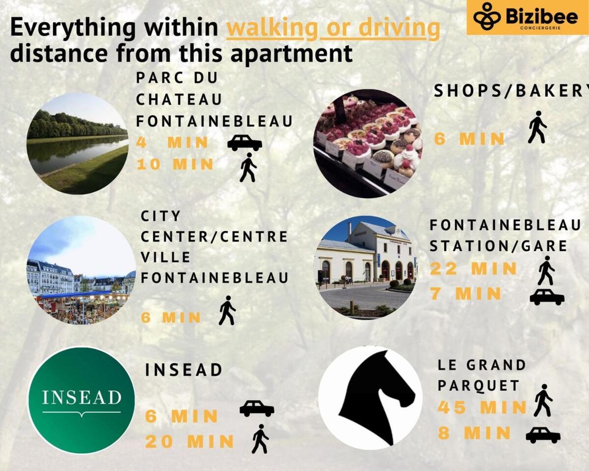 Appartamento Le Saphir Easy Parking Comfort Fontainebleau Esterno foto